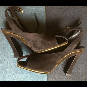 Dries Van noten  Crystal peep toe sandal